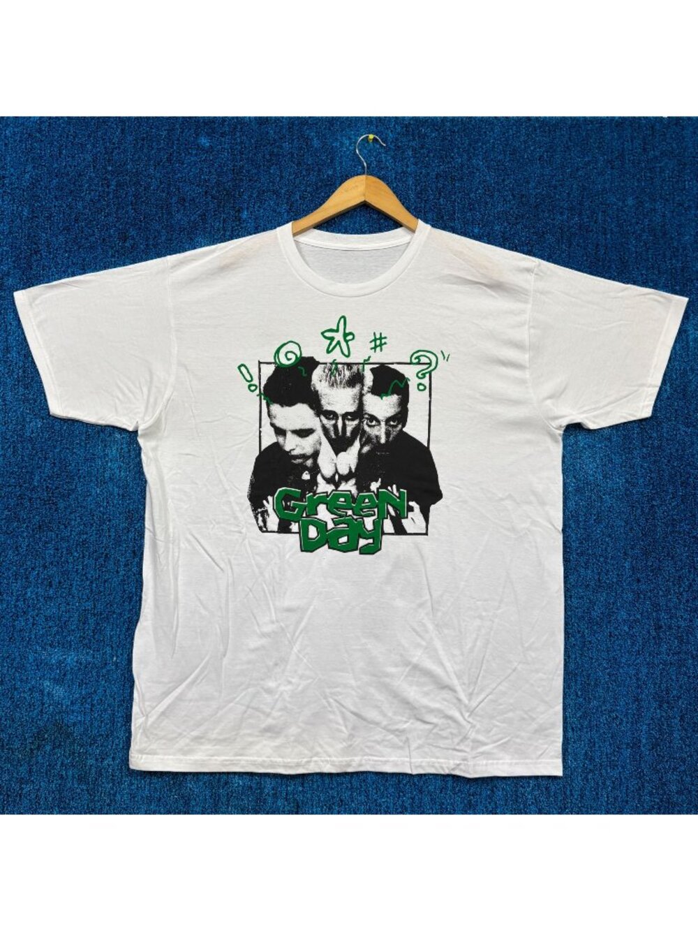 Green Day Good Riddance Rock White T-Shirt Size 2XL